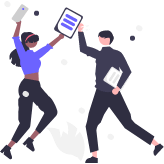 男女のイラスト