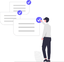 コツコツと継続してやり切ることができる人イラスト